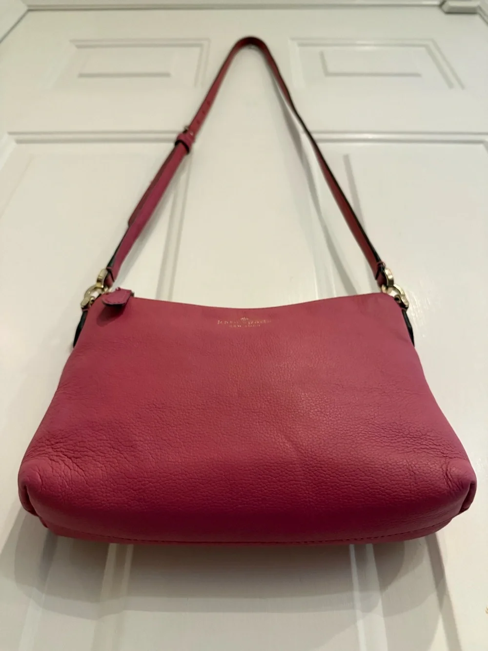 Kate Spade ♠️ Pink Pebbled Leather Mini Crossbody Bag